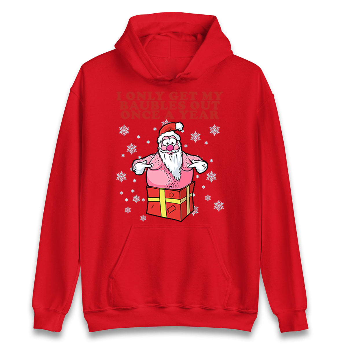 Fat Santa Christmas Funny Hoodie