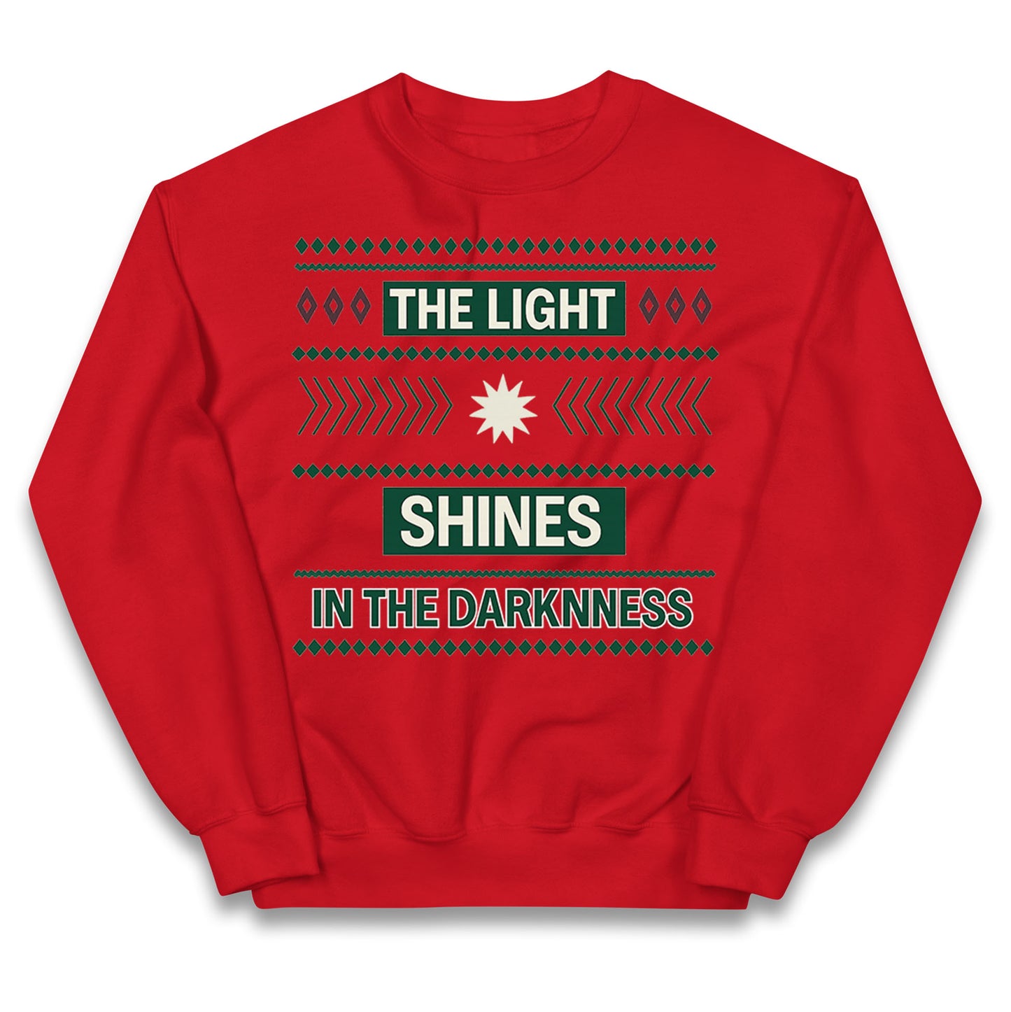 The Light Shines in the Darkness Kids Jumper
