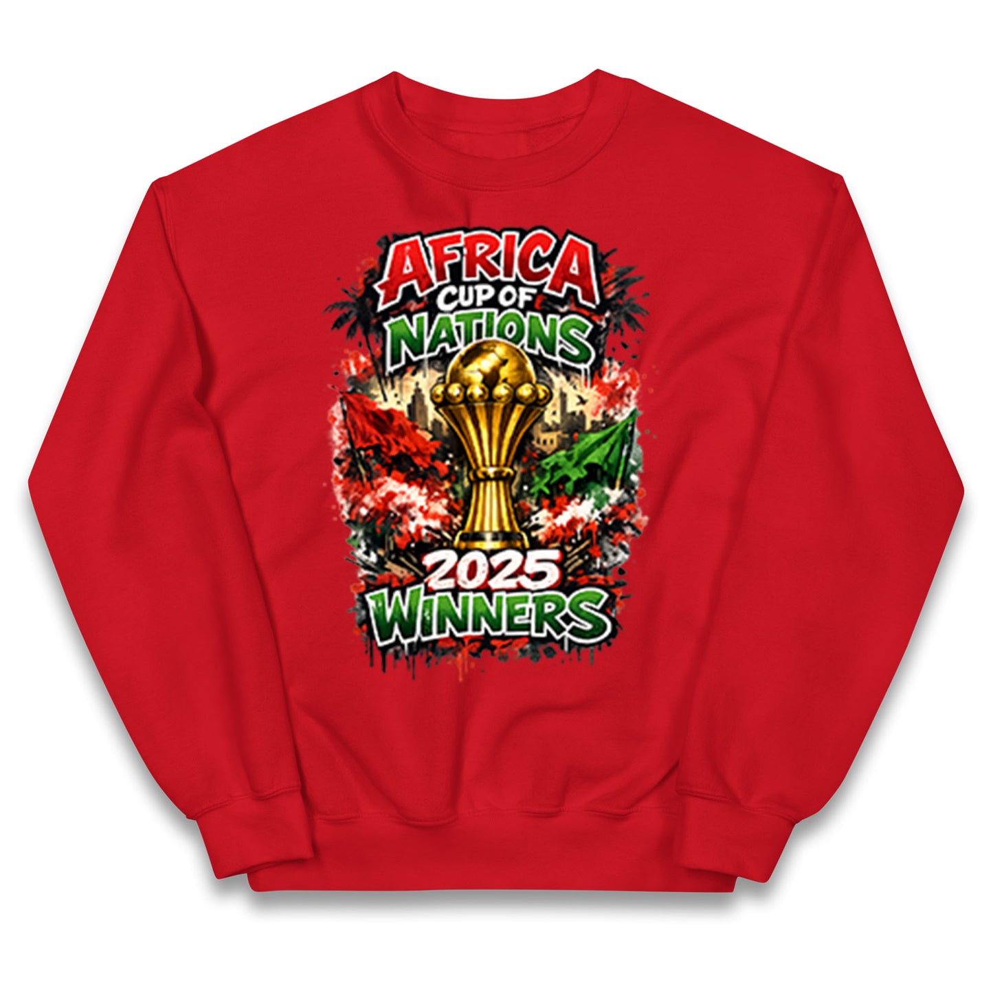 Morocco Africa Cup Of Nations Winners 2025 Kids Jumper