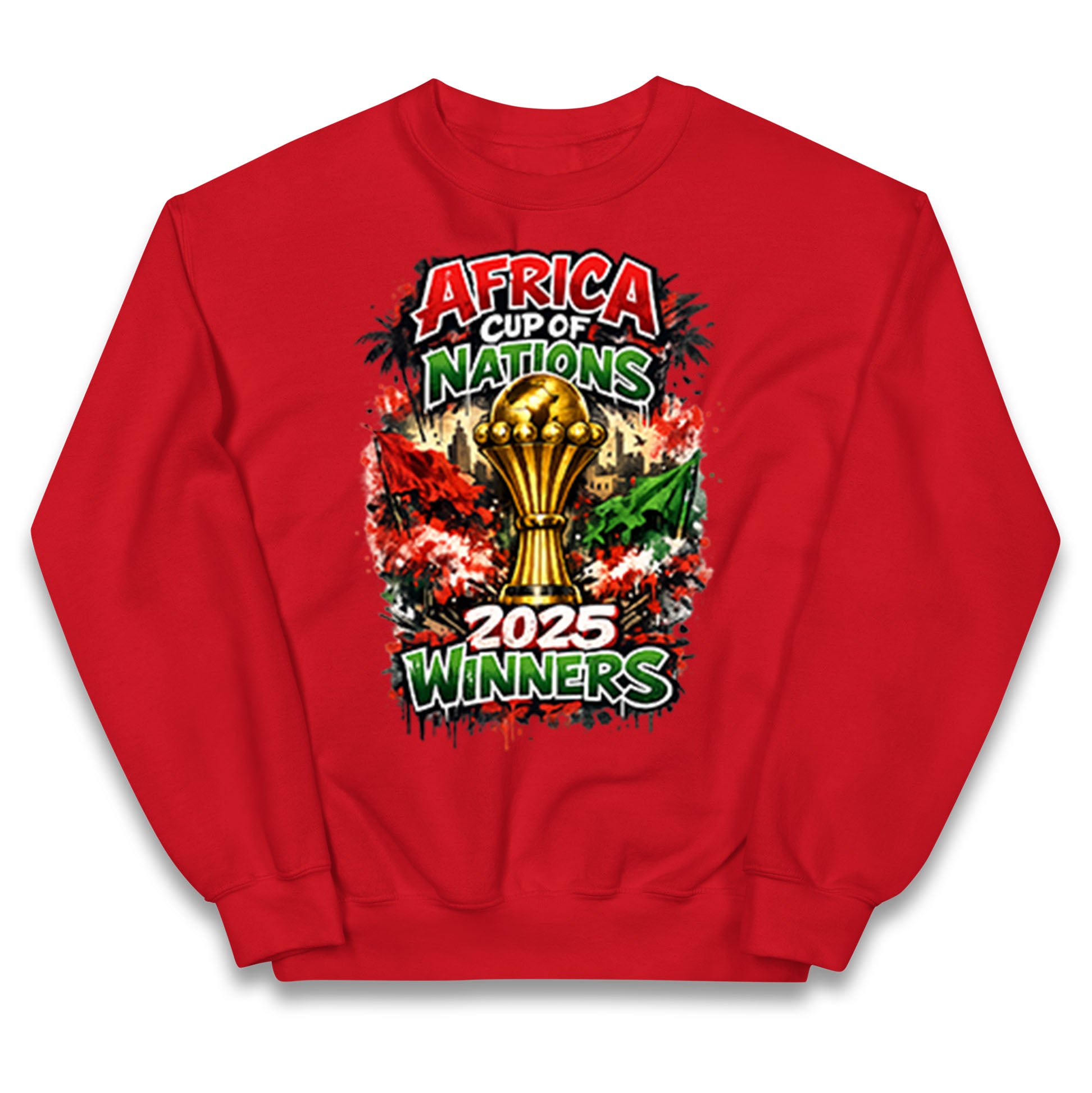 Morocco Africa Cup Of Nations Winners 2025 Kids Jumper
