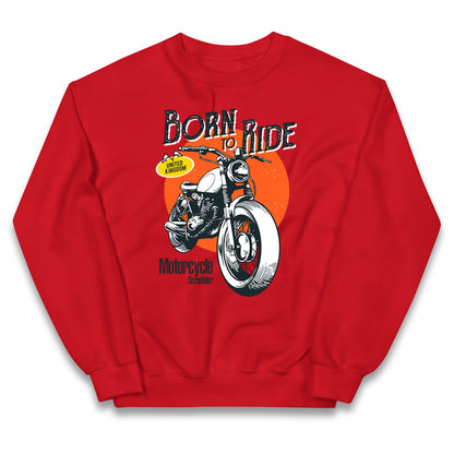 Born To Ride UK Kids Jumper