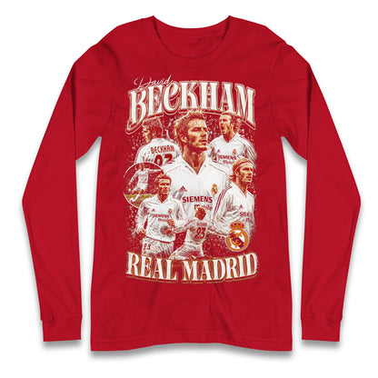 David Beckham Bootleg Longsleeve T Shirt