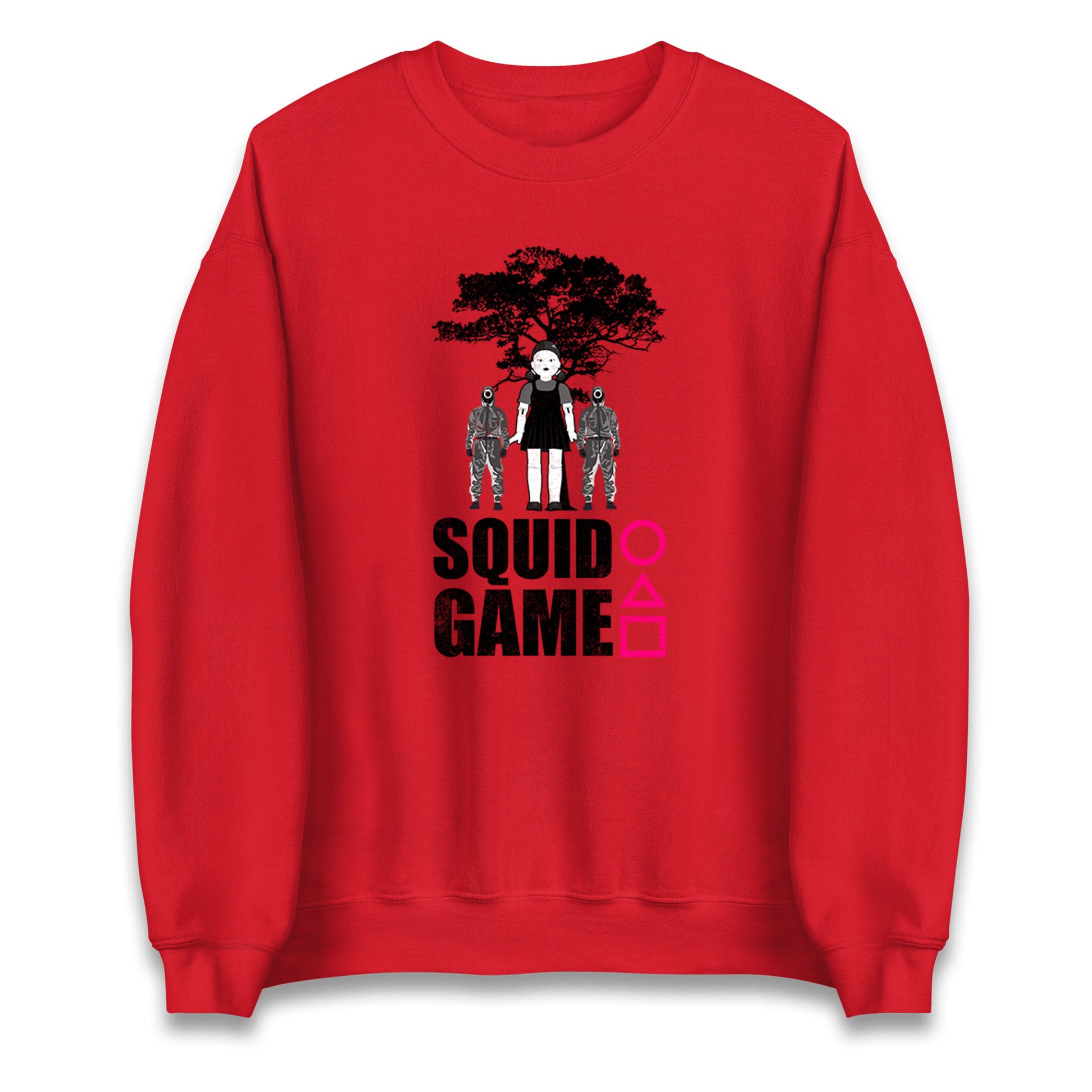 Squid Game Young-hee Doll & Guards Sweatshirt