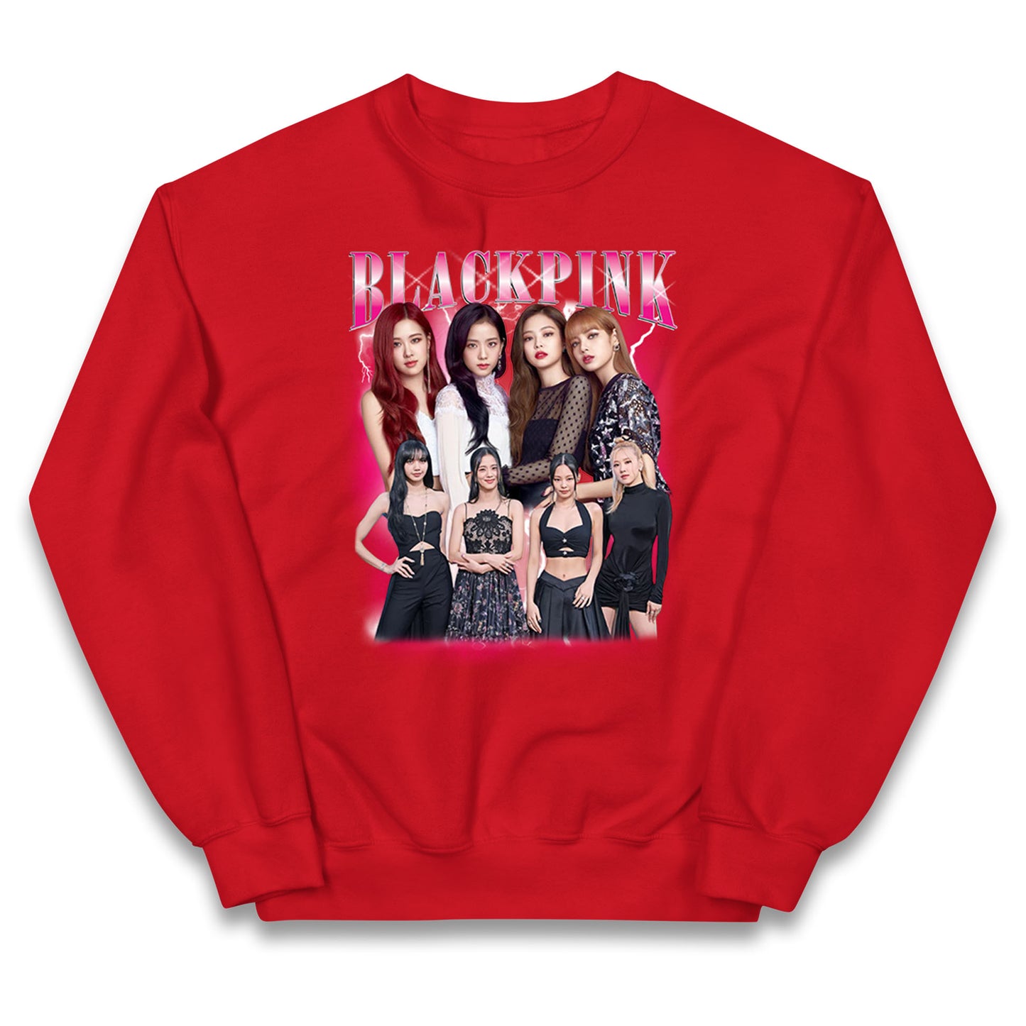 Black Pink Kids Jumper