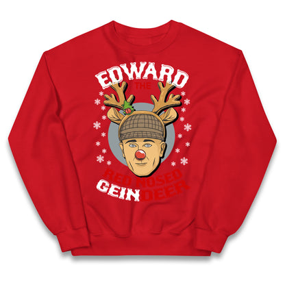 Ed Gein Reindeer Kids Jumper