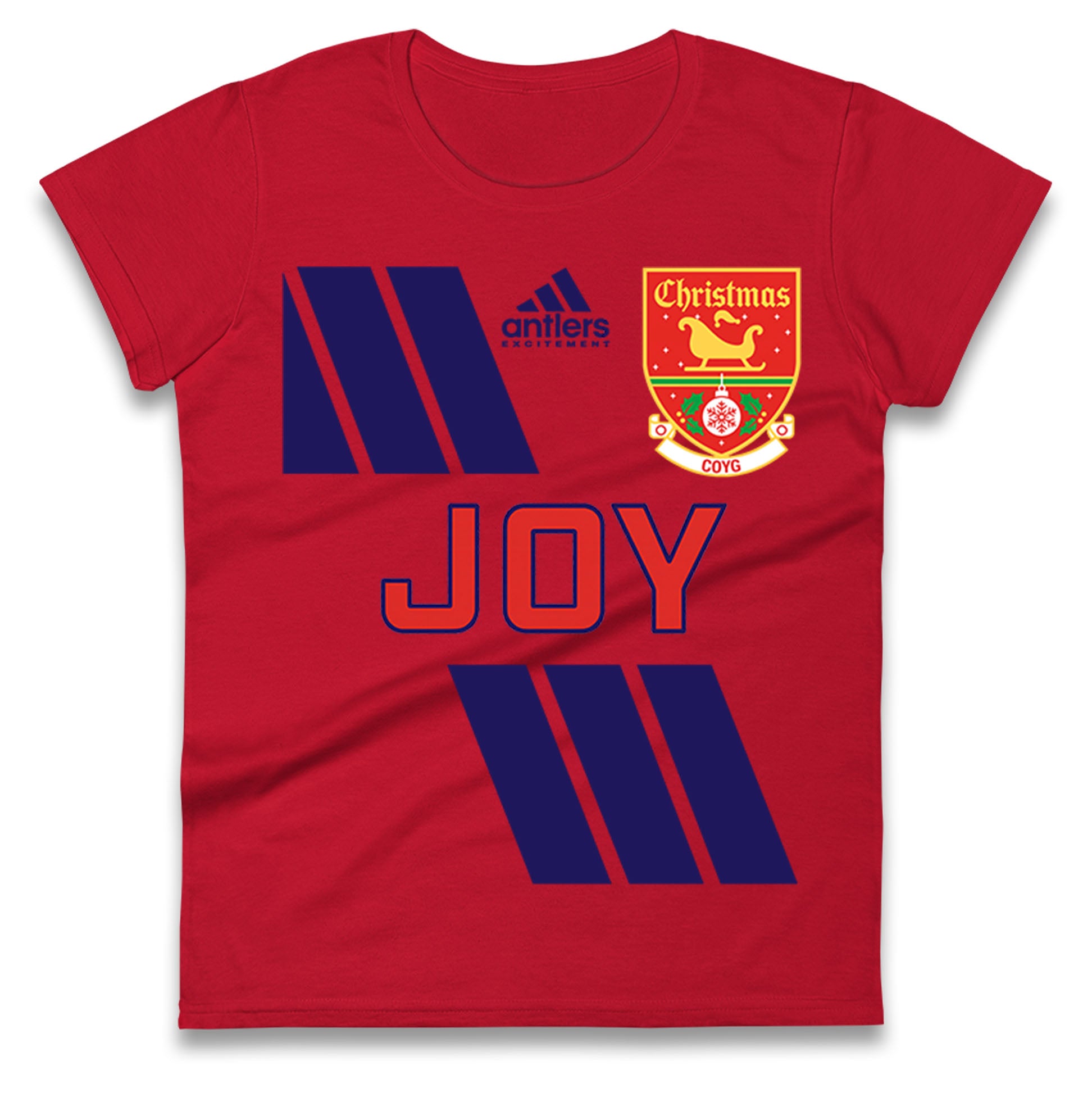 Classic Arsenal Christmas Ladies T Shirt