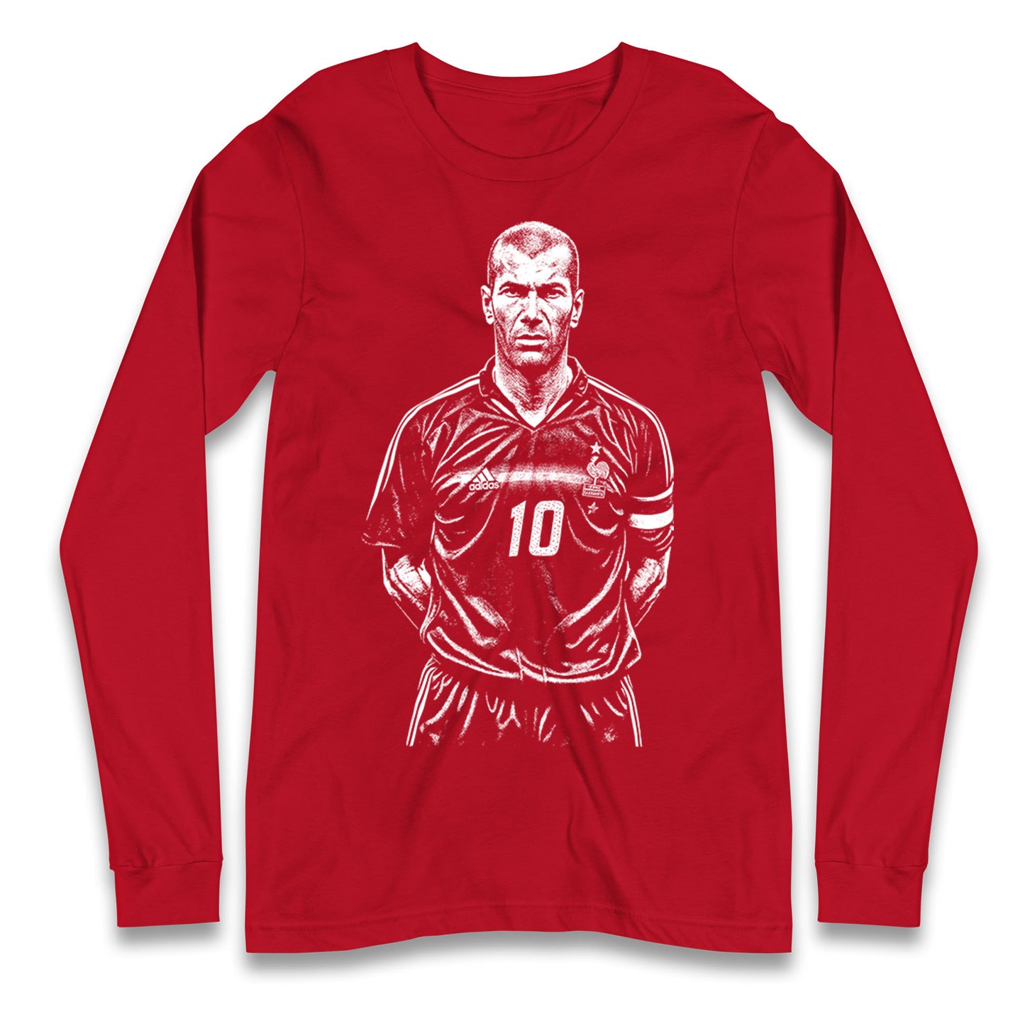 Zidane France 10 Longsleeve T Shirt