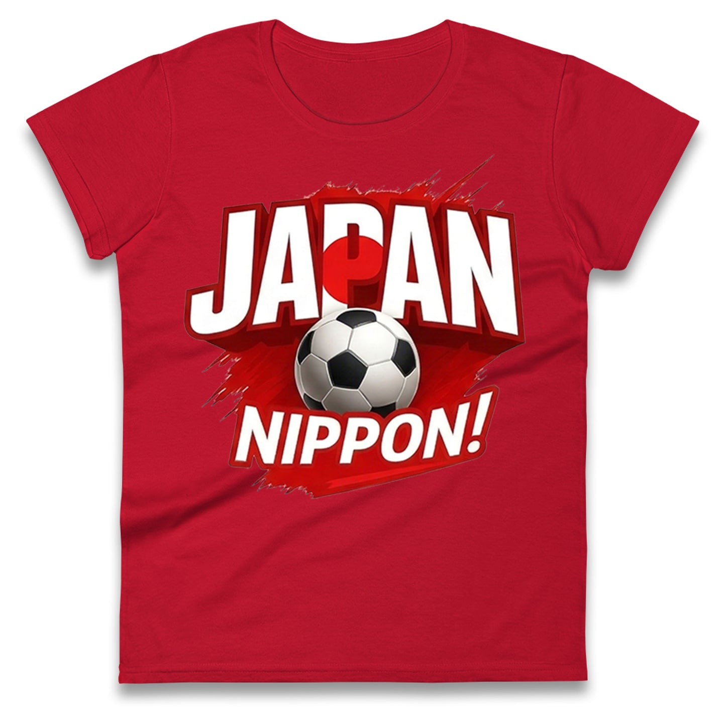 Japan Retro World Cup Ladies T Shirt