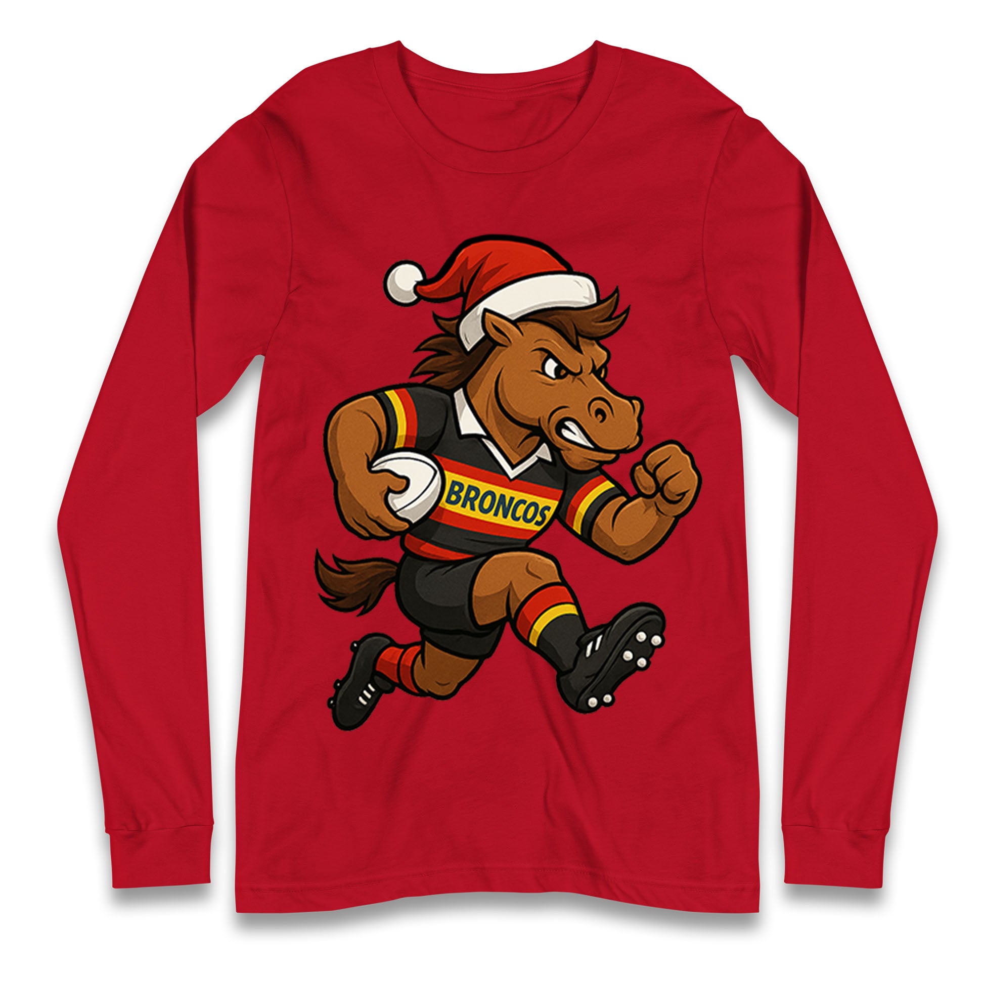 London Broncos Christmas Longsleeve T Shirt