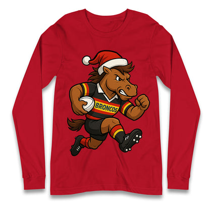 London Broncos Christmas Longsleeve T Shirt