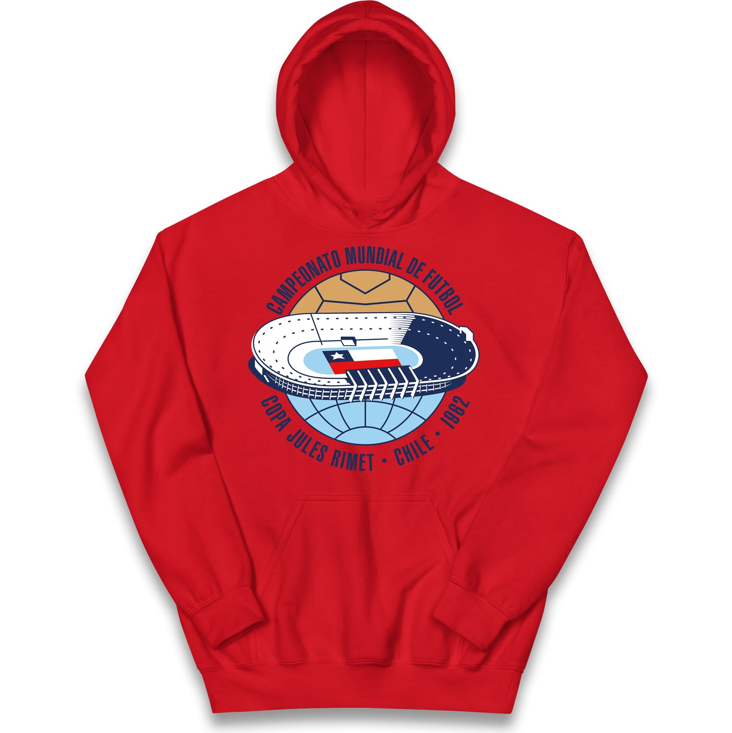 Chile 1962 Retro World Cup Kids Hoodie