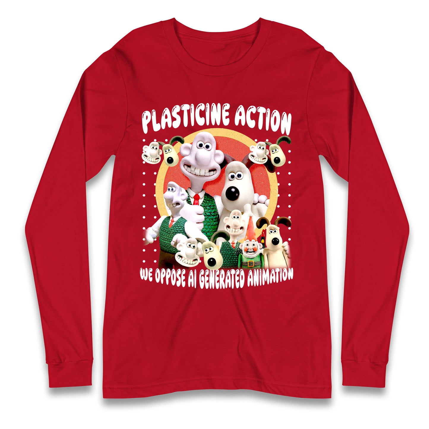 Plasticine Action Figure Longsleeve T Shirt