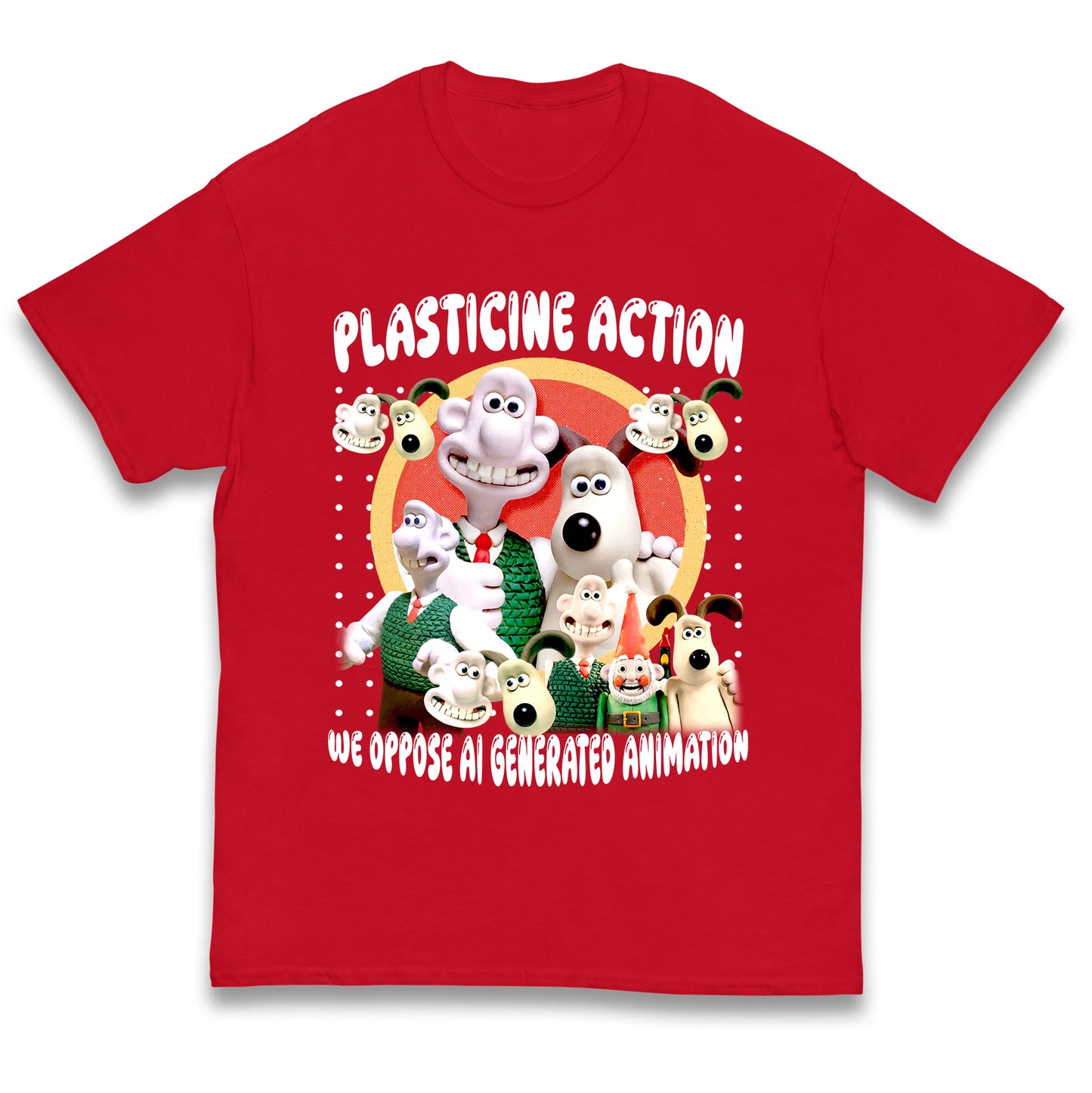 Plasticine Action Figure Kids T Shirt