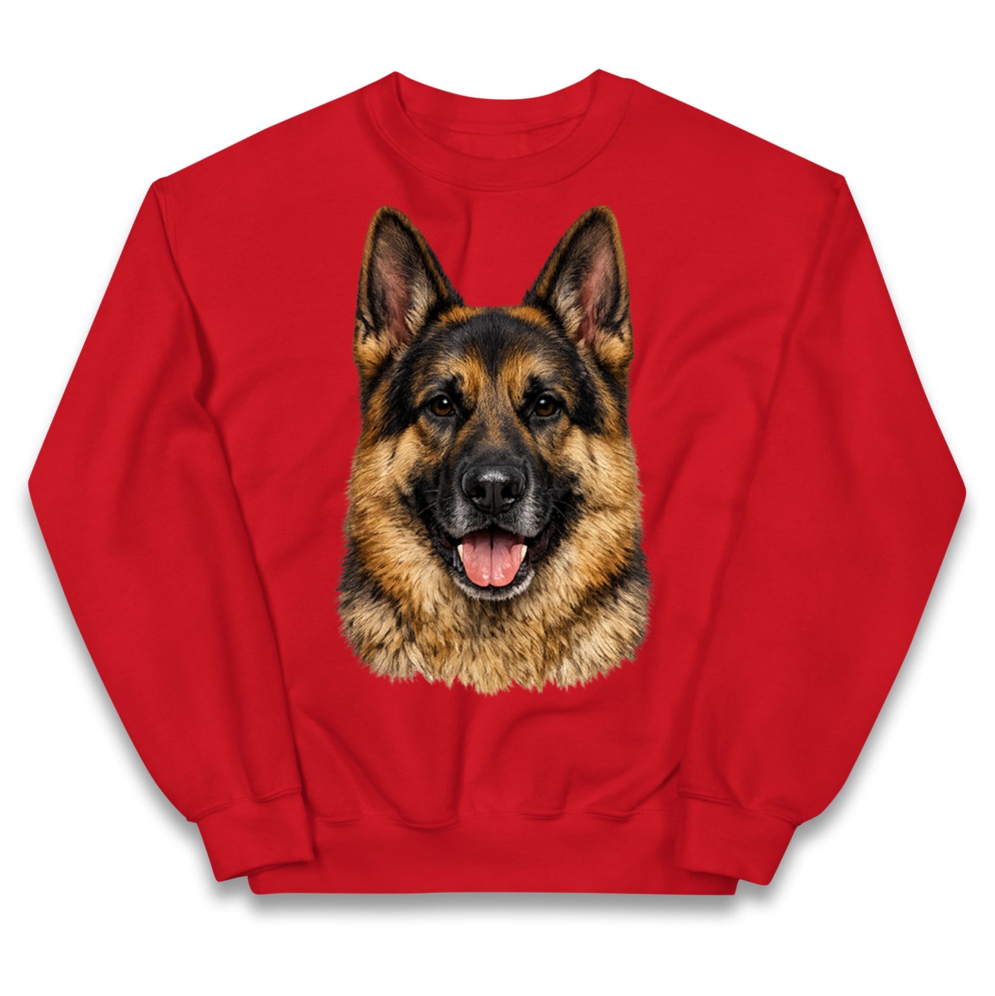 German Shepherd Dog Face Kids Jumper 