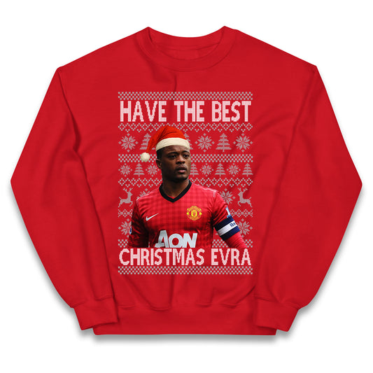 Man Utd Xmas Kids Jumper