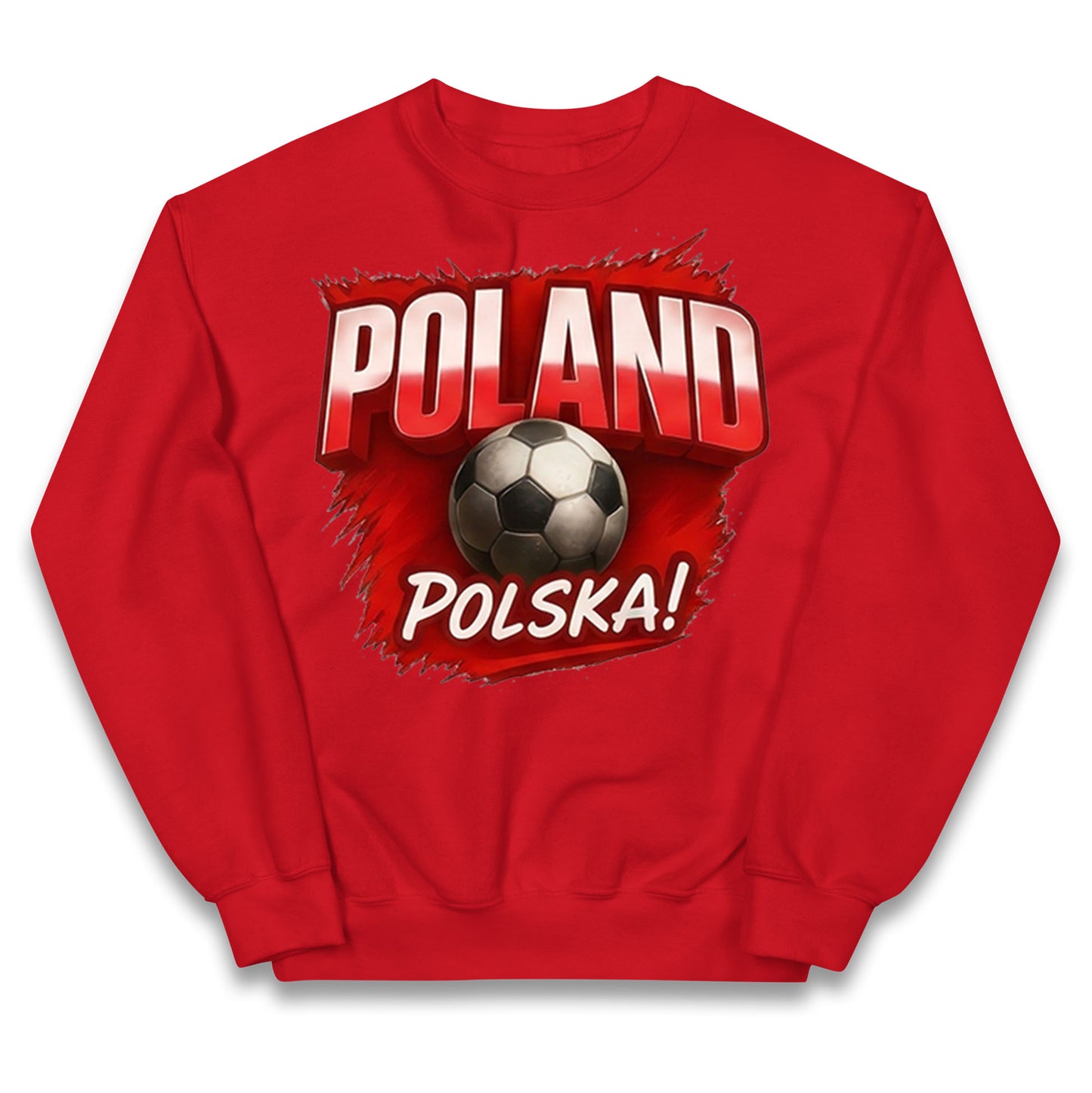 Poland Retro World Cup  Kids Jumper