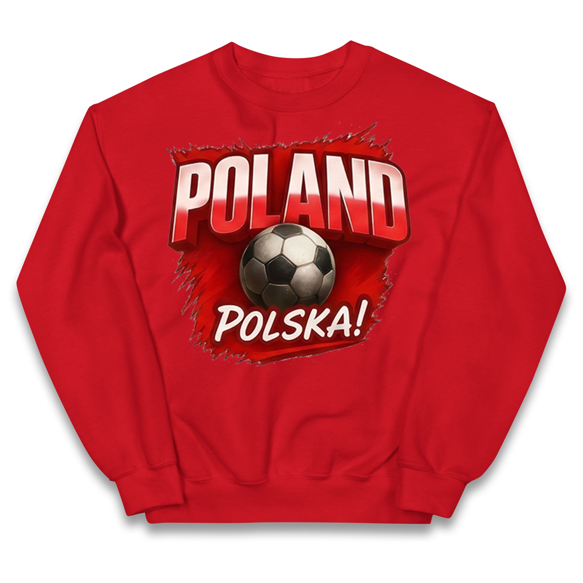 Poland Retro World Cup  Kids Jumper