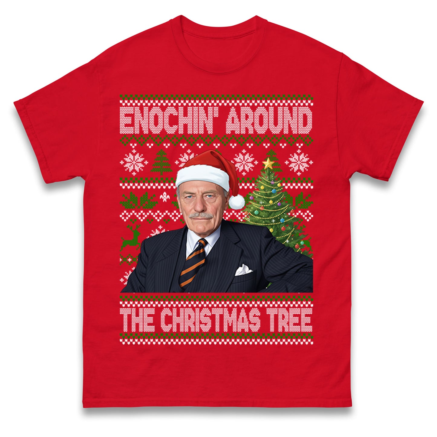 Enoch Powell Enochin Around the Christmas Tree Christmas T Shirt