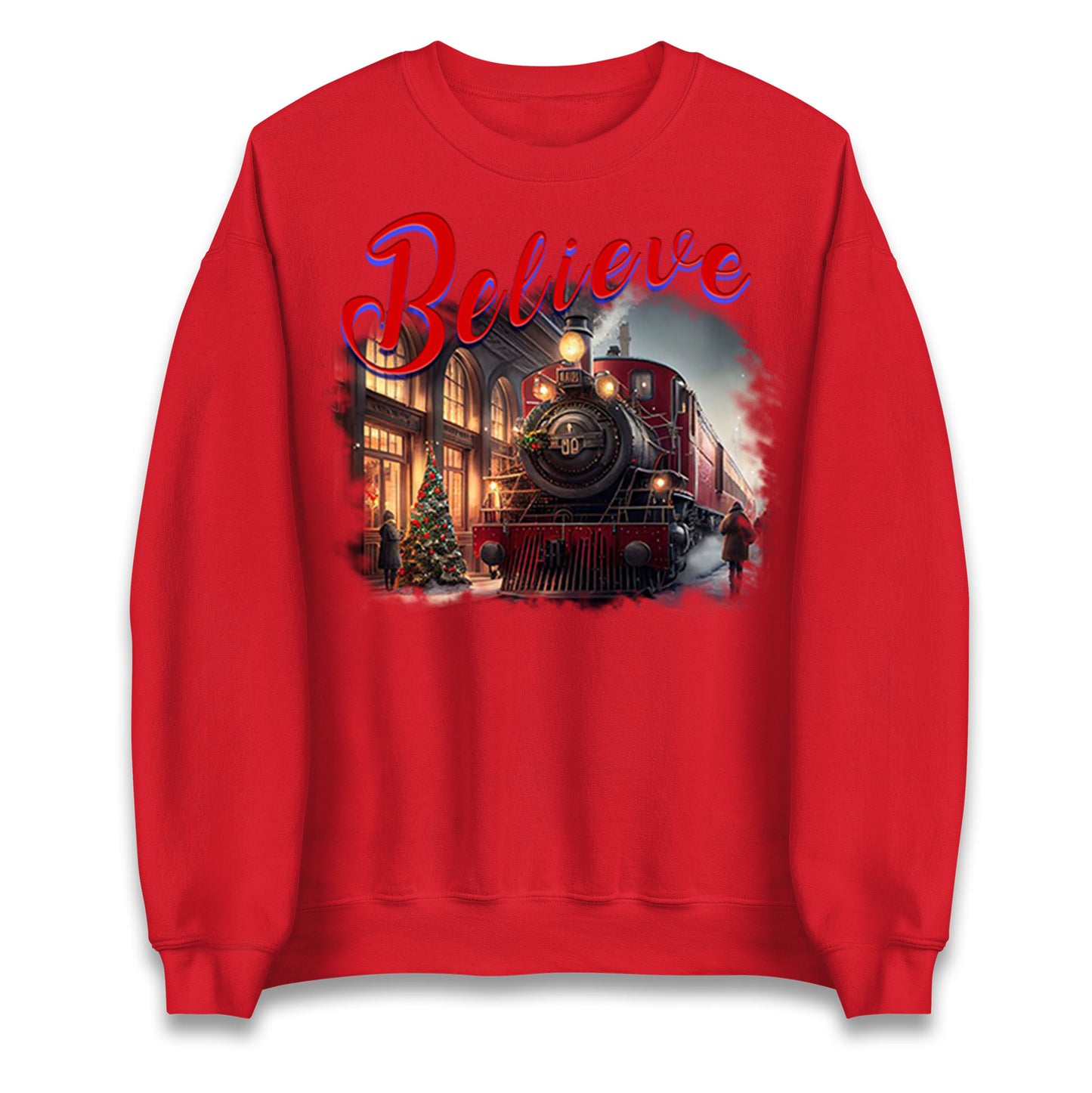 polar express christmas sweatshirt