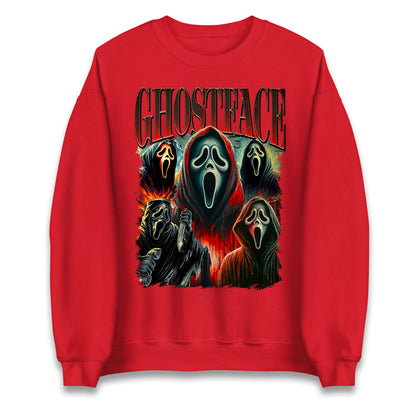Ghost Face Halloween Bootleg Unisex Sweatshirt