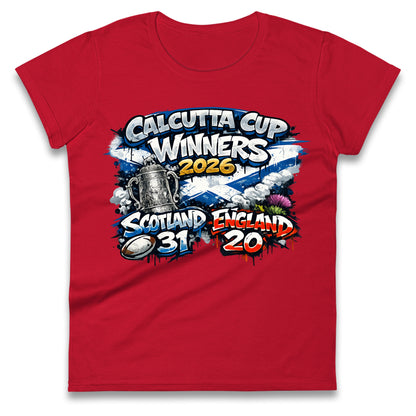 Scotland Calcutta Cup Winners 2026 Ladies Shirt