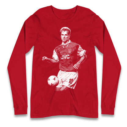 Bergkamp Arsenal Longsleeve T Shirt