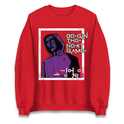 squid game front man sweatshirt