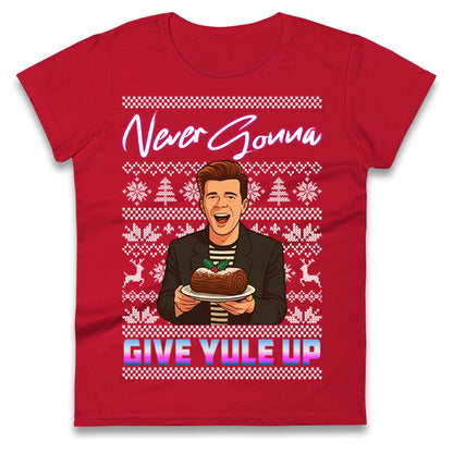 Rick Astley Christmas Ladies T Shirt