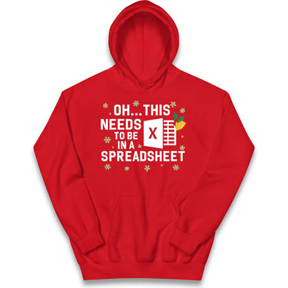 Excel Christmas Kids Hoodie