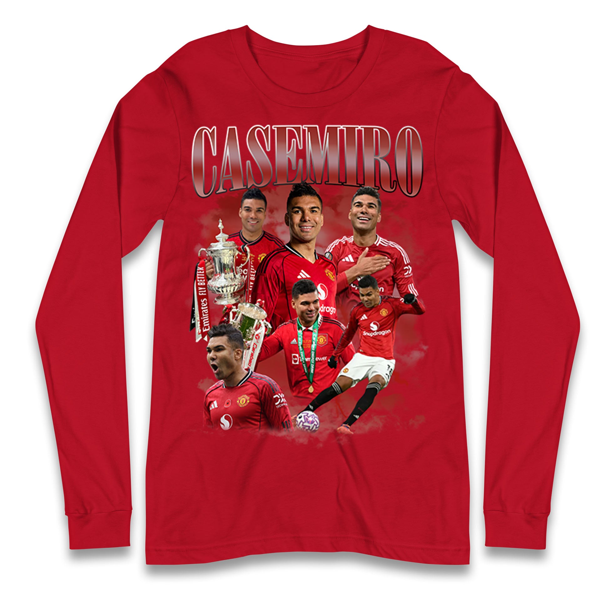 Casemiro Manchester United Longsleeve T Shirt