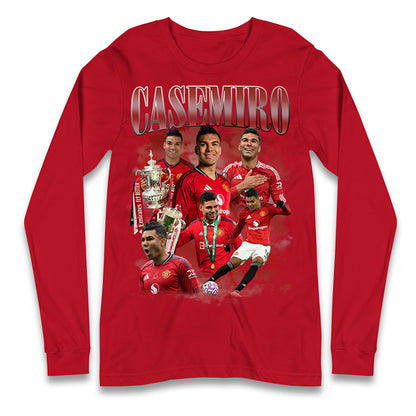 Casemiro Manchester United Longsleeve T Shirt