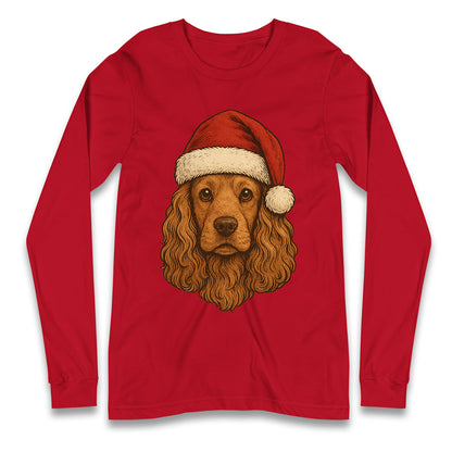Cocker Spaniel Christmas Longsleeve T Shirt
