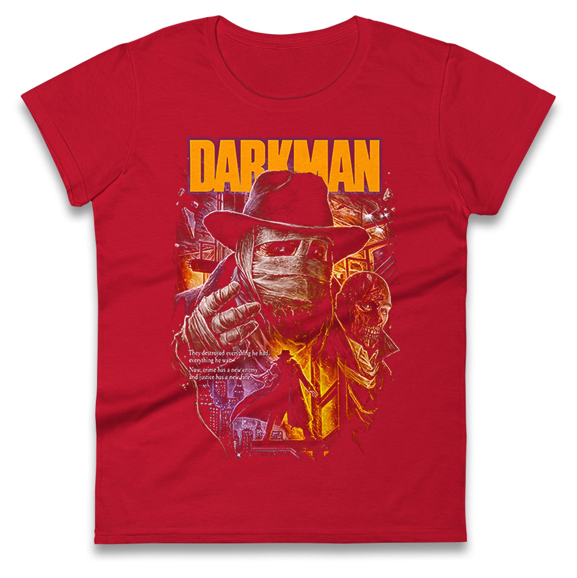 Darkman Face Ladies T Shirt