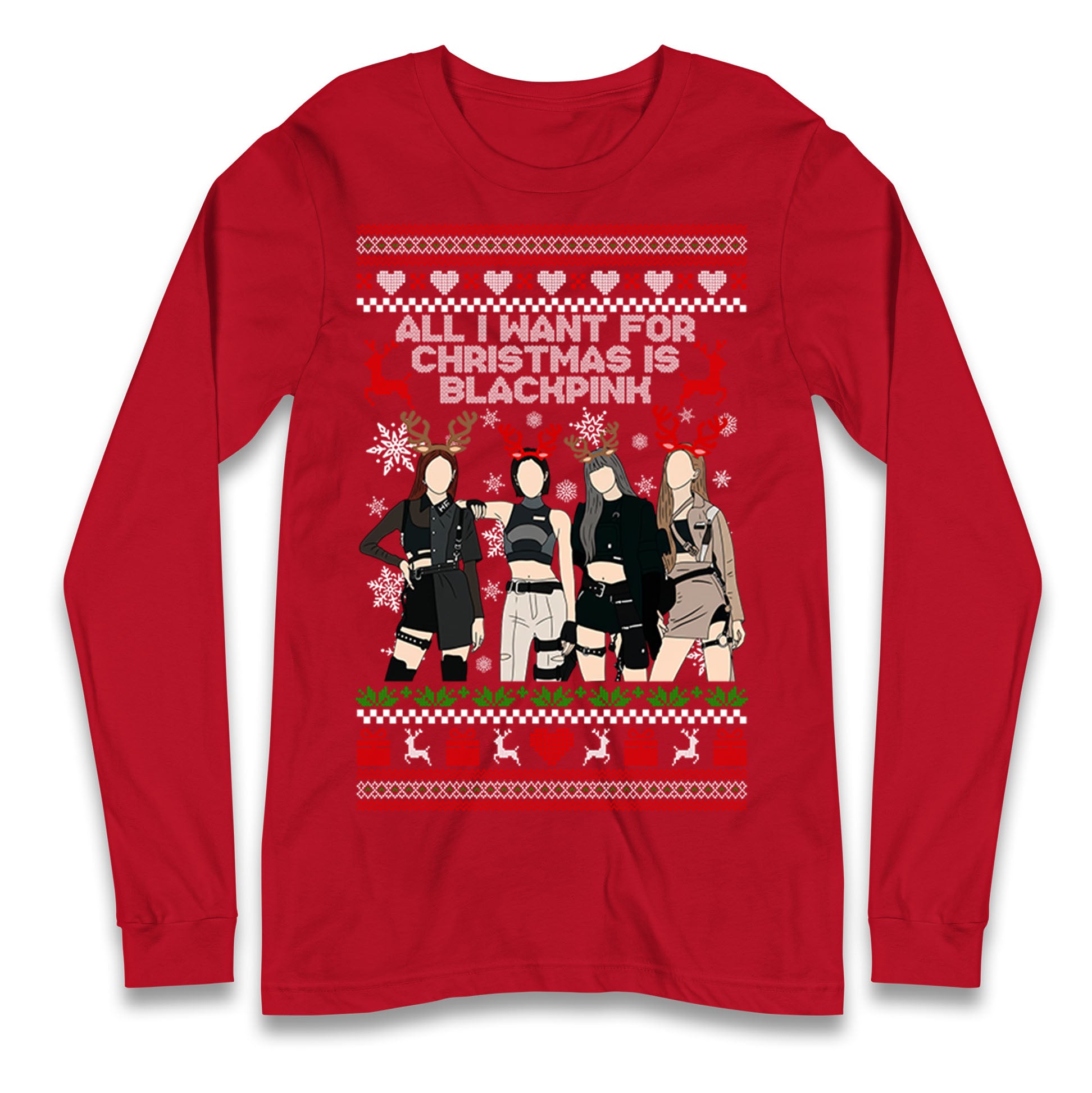 BlackPink Christmas Longsleeve T Shirt