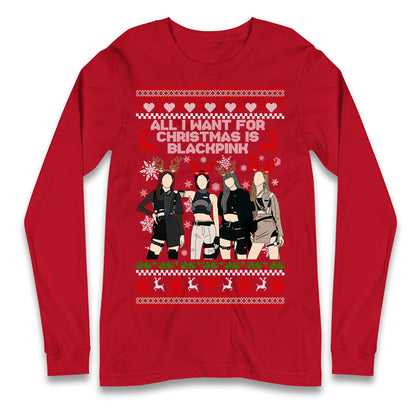 BlackPink Christmas Longsleeve T Shirt