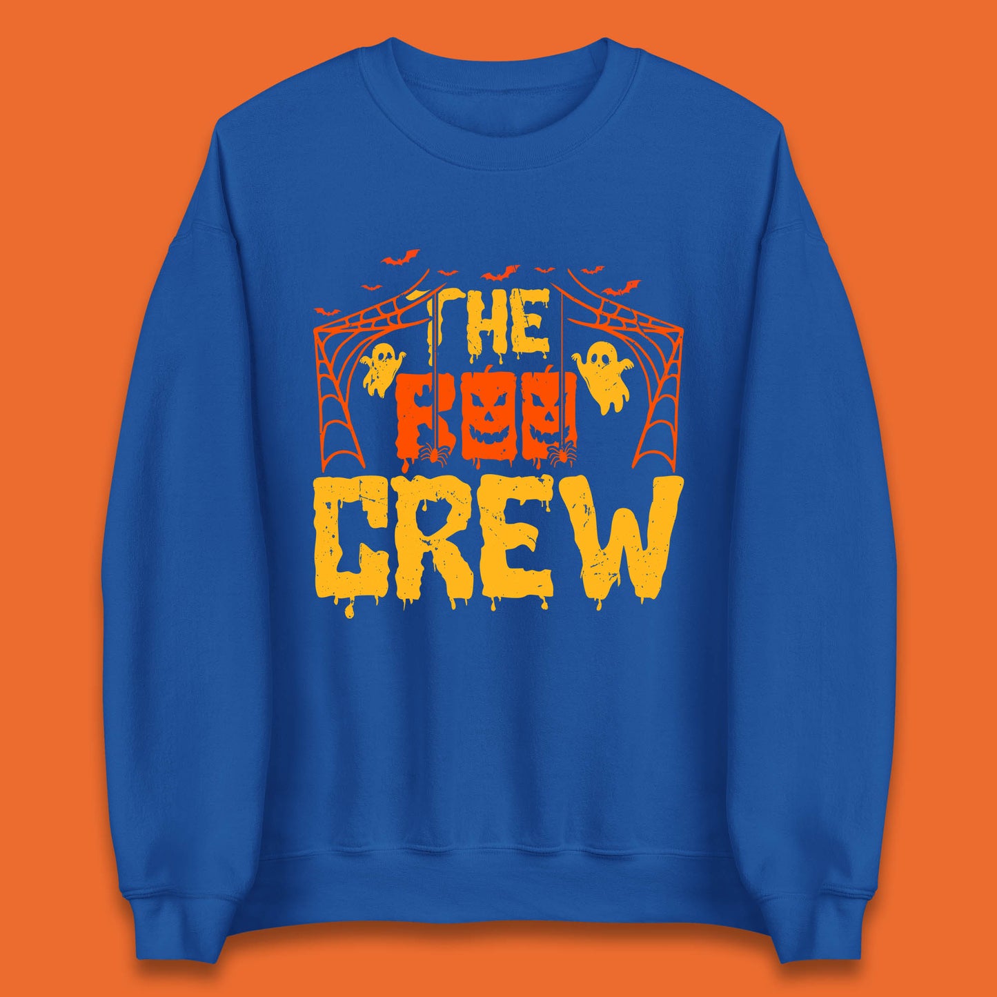 The Boo Crew Halloween Horror Spooky Boo Squad Matching Halloween Costume Unisex Sweatshirt