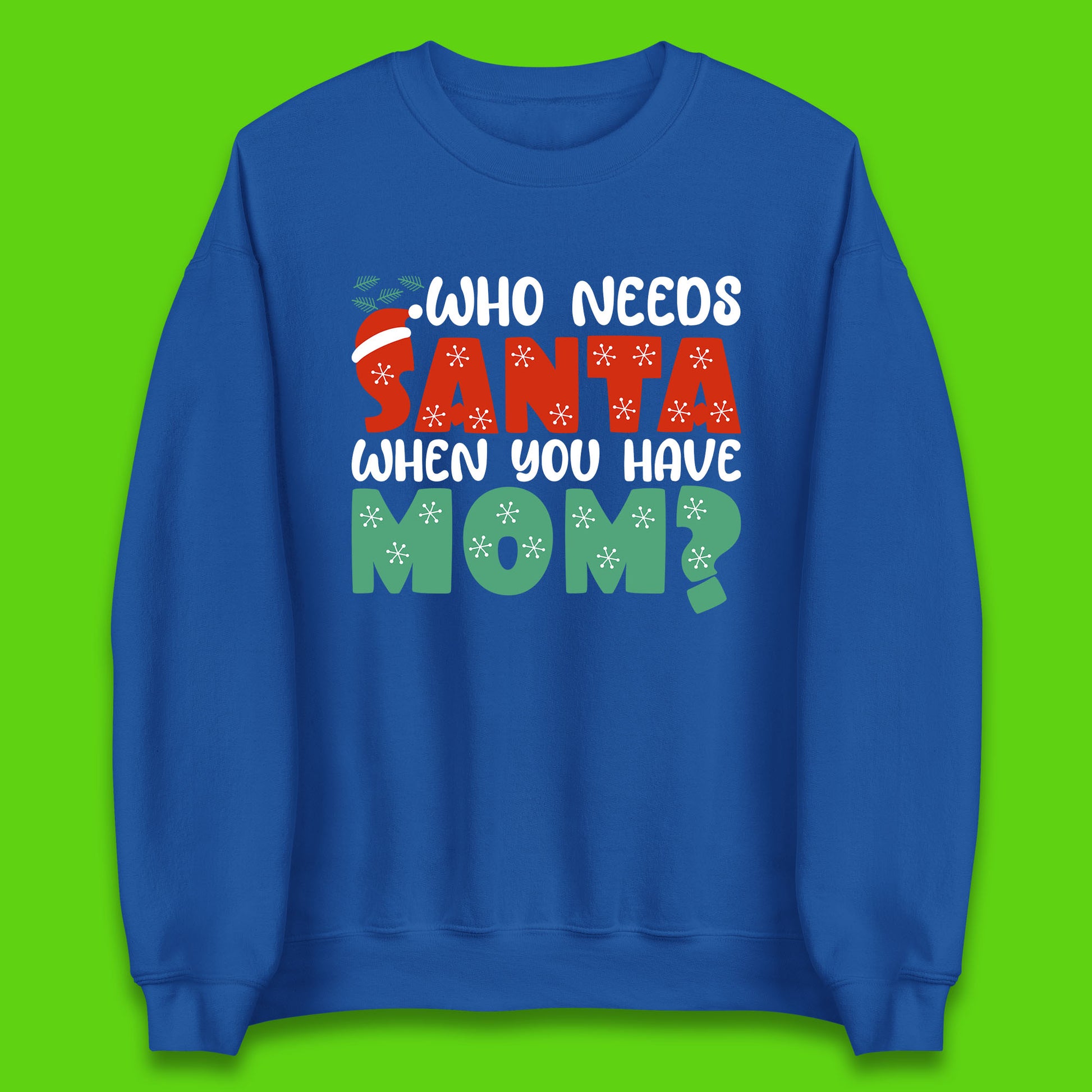 santa mom christmas sweatshirt