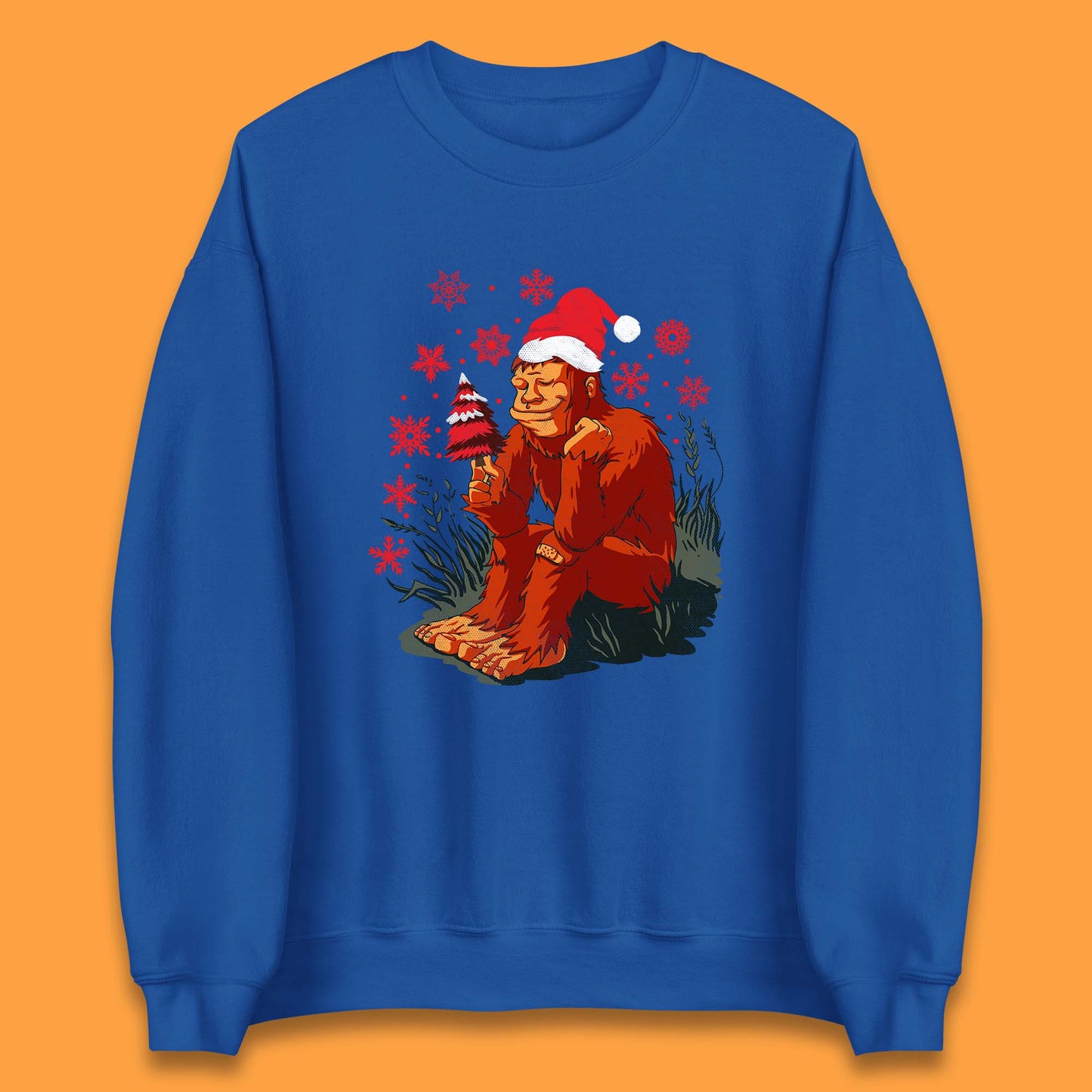 bigfoot christmas sweatshirt