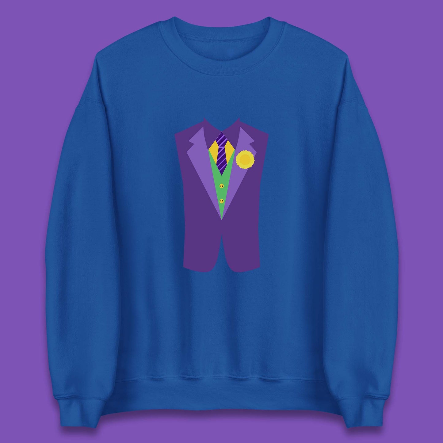 Funny Tuxedo Mardi Gras Tux Party Celebration Costume Unisex Sweatshirt