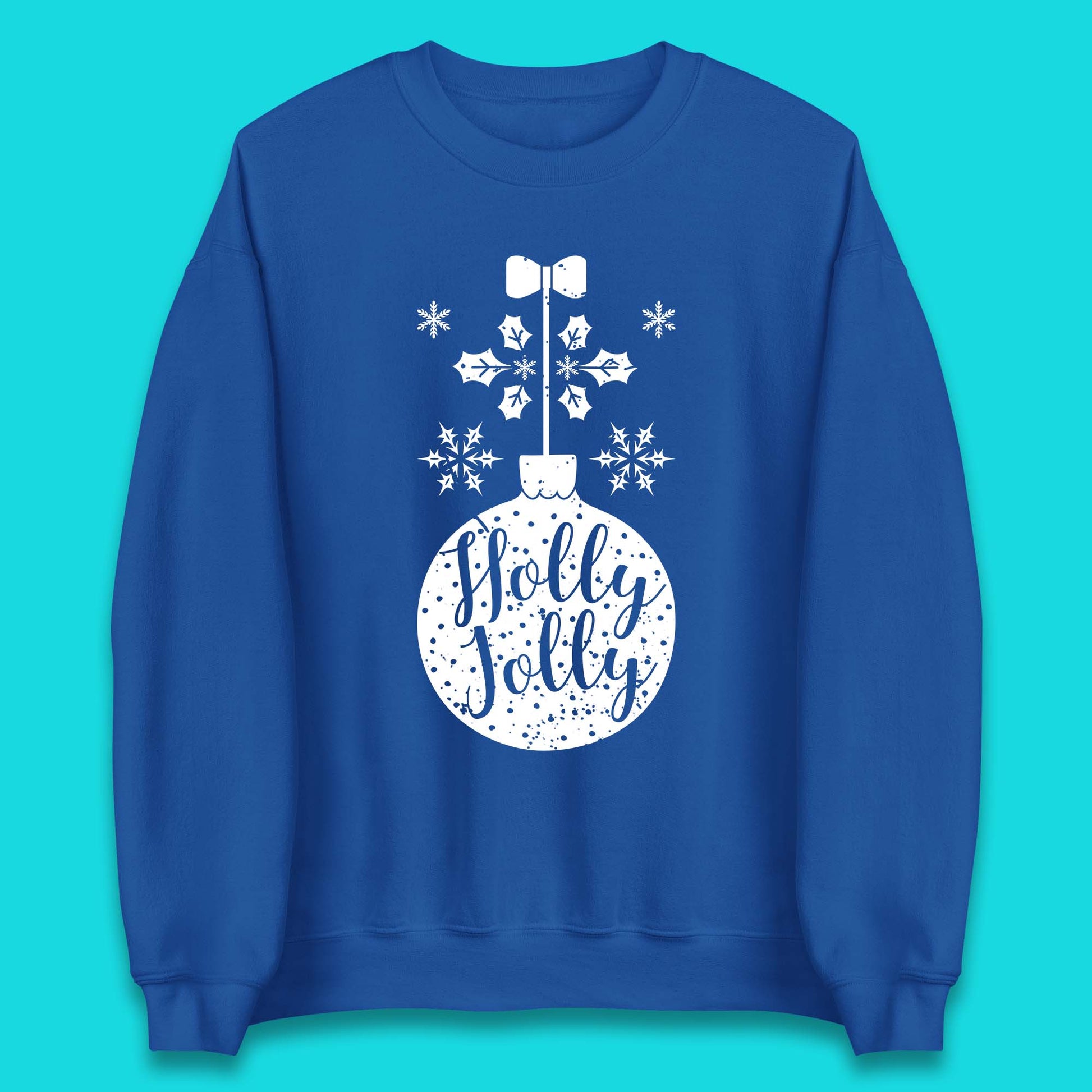 holly jolly christmas sweatshirt
