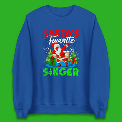 christmas dabbing santa sweatshirt