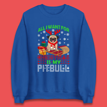 christmas pitbull sweatshirt