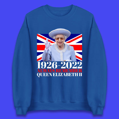 1926-2022 Queen Elizabeth II Unisex Sweatshirt
