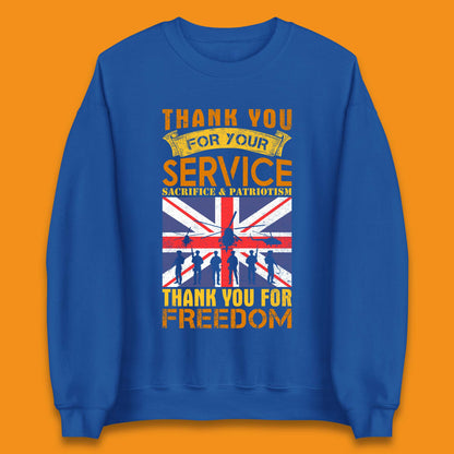 Thank You For Your Service Unisex Sweatshirt