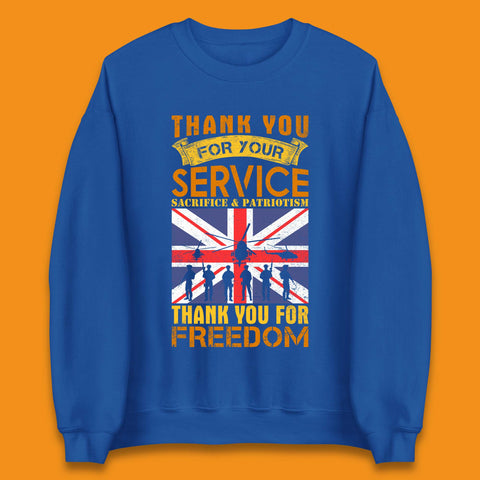 Thank You For Your Service Unisex Sweatshirt