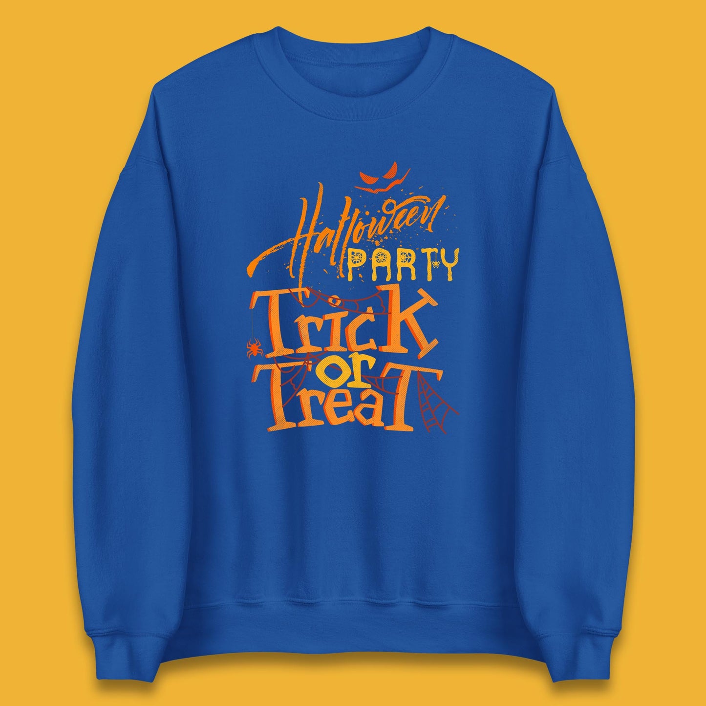 Happy Halloween Trick Or Treat Horror Scary Spooky Vibes Unisex Sweatshirt