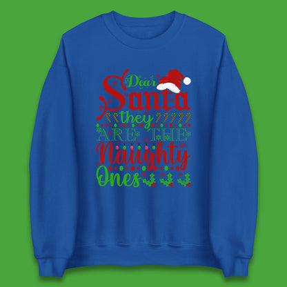 dear santa christmas sweatshirt