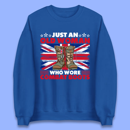 Personalised Just An Old Woman Unisex Sweatshirt