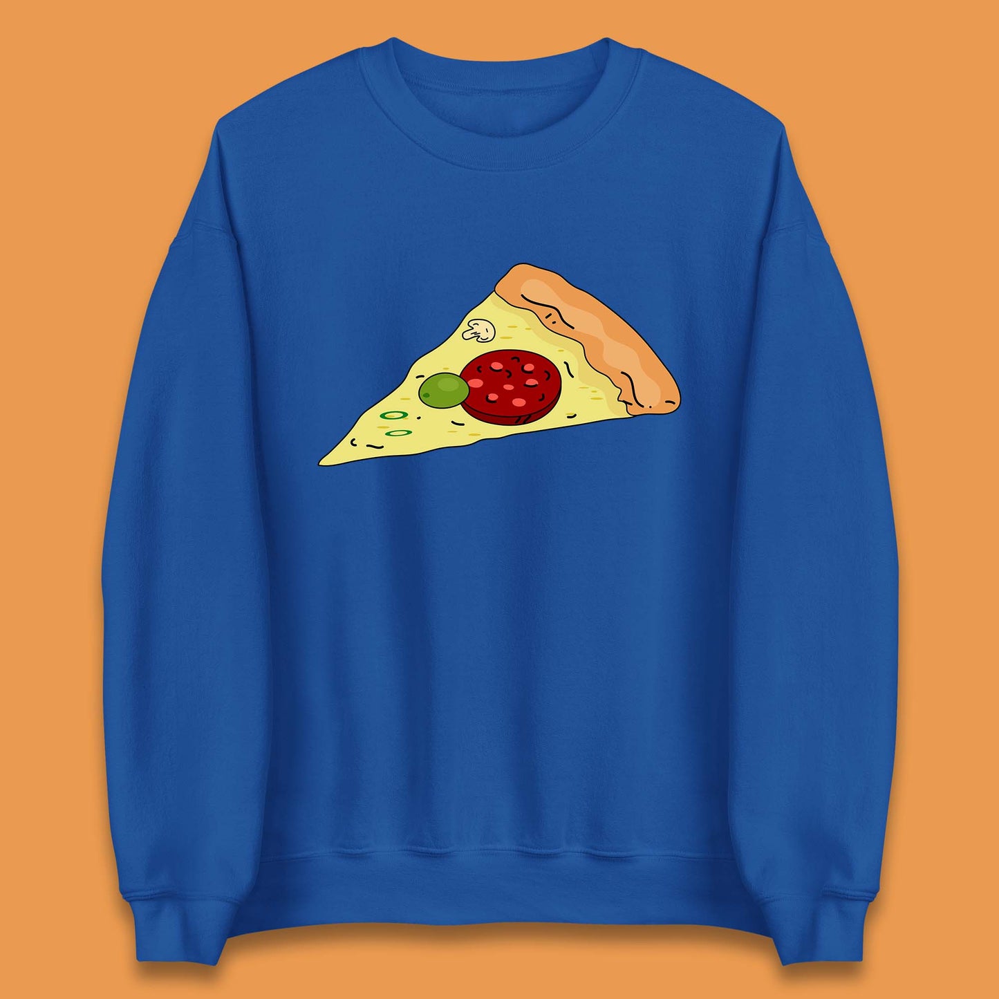 Italian Pizza Slice Pizzaologist Pizza Lover Pizza Holic Pizza Addict Unisex Sweatshirt