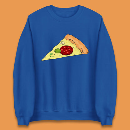 Italian Pizza Slice Pizzaologist Pizza Lover Pizza Holic Pizza Addict Unisex Sweatshirt